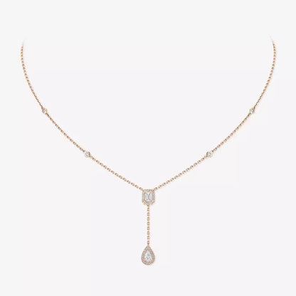 [✨Rose💎]Gold Diamond Tie Necklace