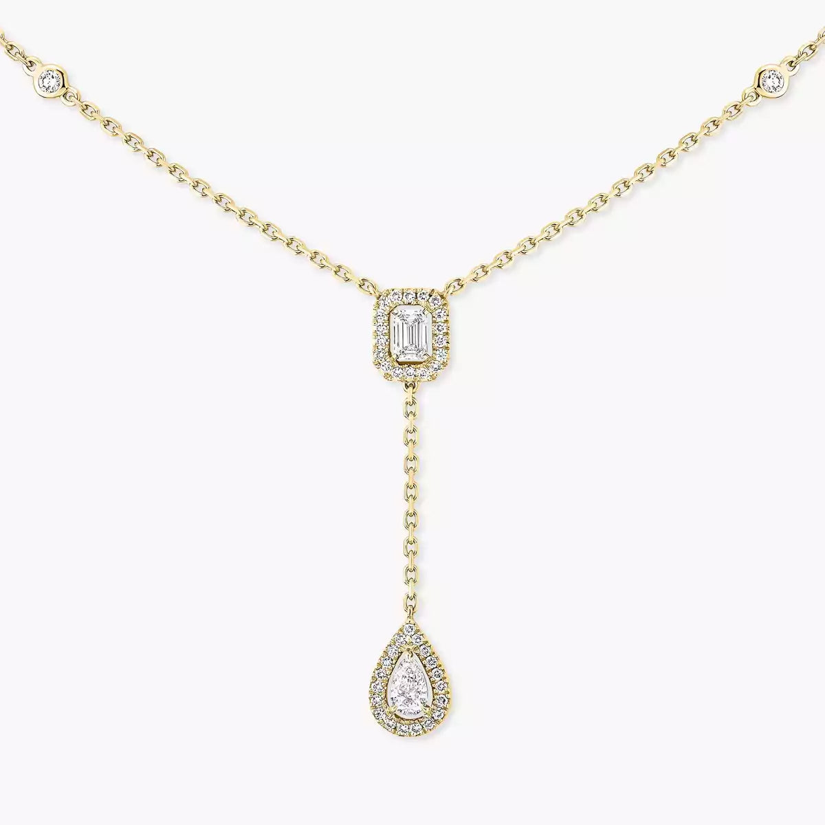 [✨Rose💎]Gold Diamond Tie Necklace