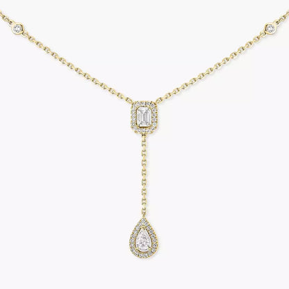 [✨Rose💎]Gold Diamond Tie Necklace