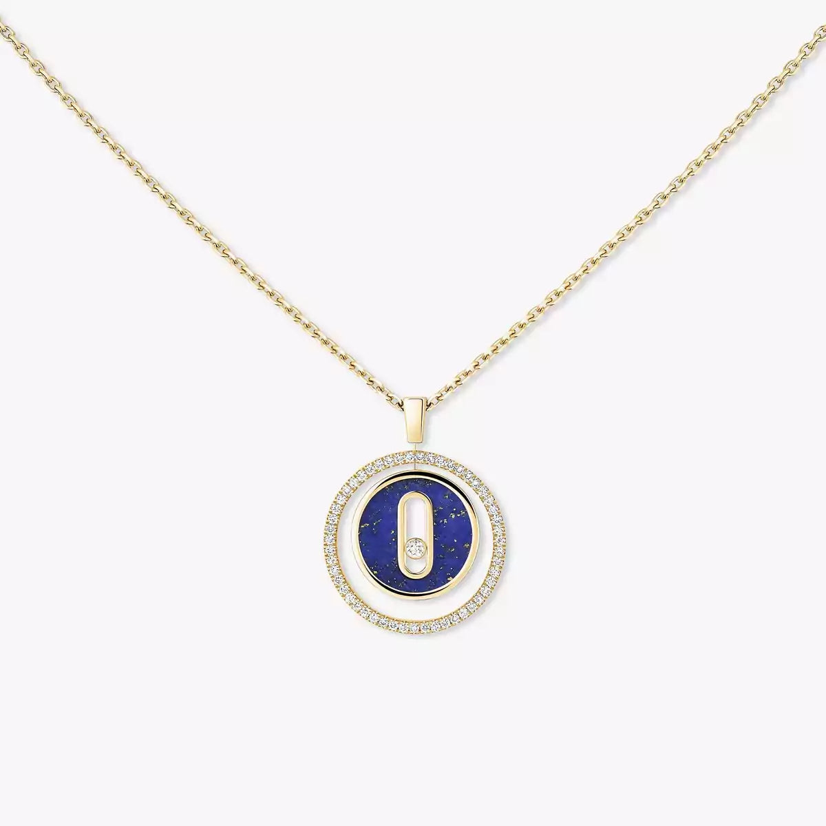 [✨Rose💎]Lucky Move Diamond Necklace in Rose Gold and White Mother-of-Pearl