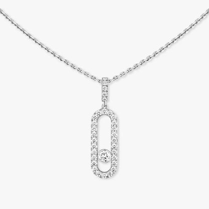 [✨Rose💎]Move Uno Diamond Necklace in Rose Gold