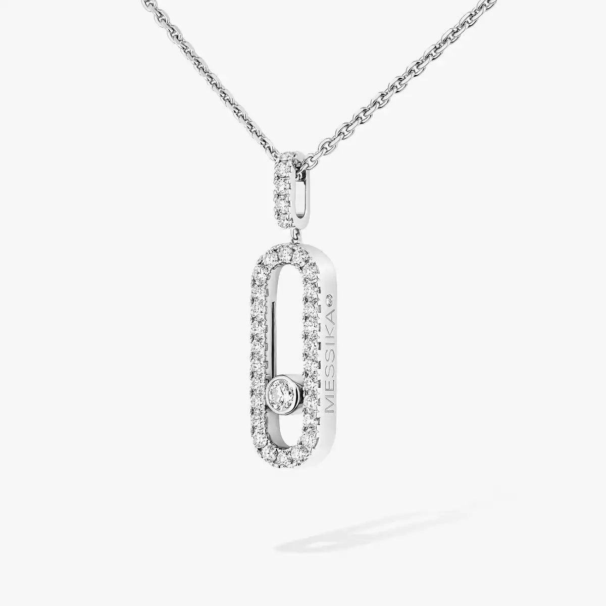 [✨Rose💎]Move Uno Diamond Necklace in Rose Gold