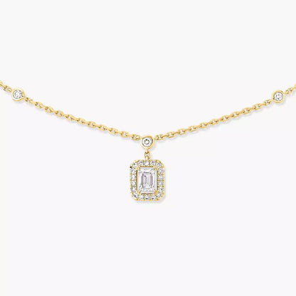 [✨Rose💎]My Twin Diamond Necklace in Silver