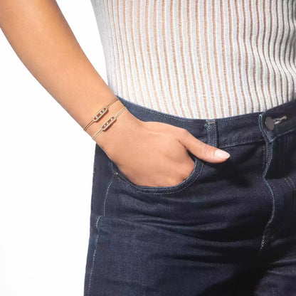 [✨Rose💎]MK Care(s) pink cord pave bracelet