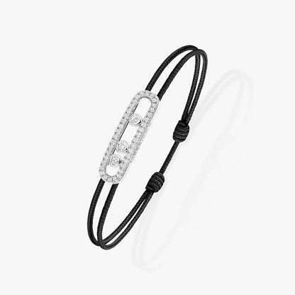 [✨Rose💎]MK Care(s) pink cord pave bracelet