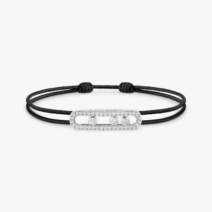 [✨Rose💎]MK Care(s) pink cord pave bracelet