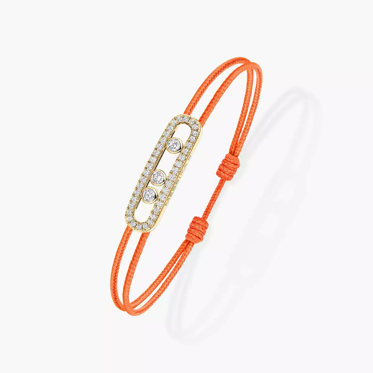 [✨Rose💎]MK Care(s) pink cord pave bracelet