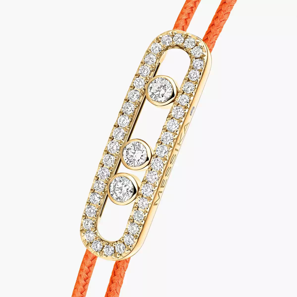 [✨Rose💎]MK Care(s) pink cord pave bracelet