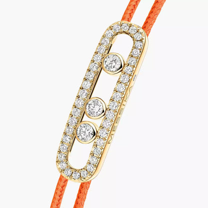 [✨Rose💎]MK Care(s) pink cord pave bracelet