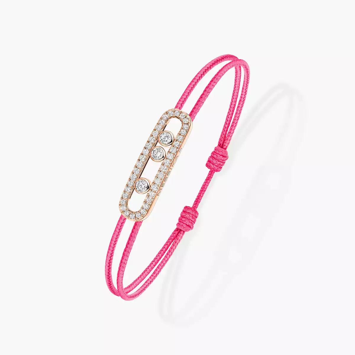 [✨Rose💎]MK Care(s) pink cord pave bracelet