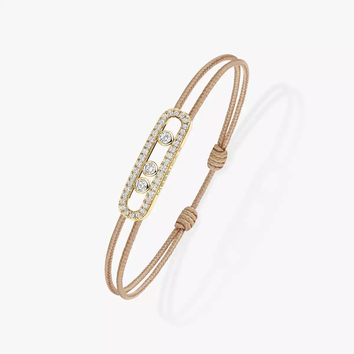 [✨Rose💎]MK Care(s) pink cord pave bracelet