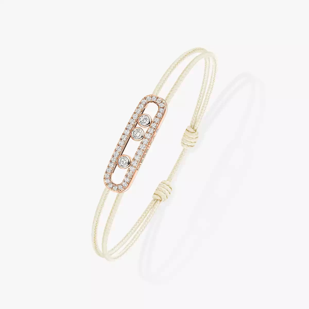 [✨Rose💎]MK Care(s) pink cord pave bracelet