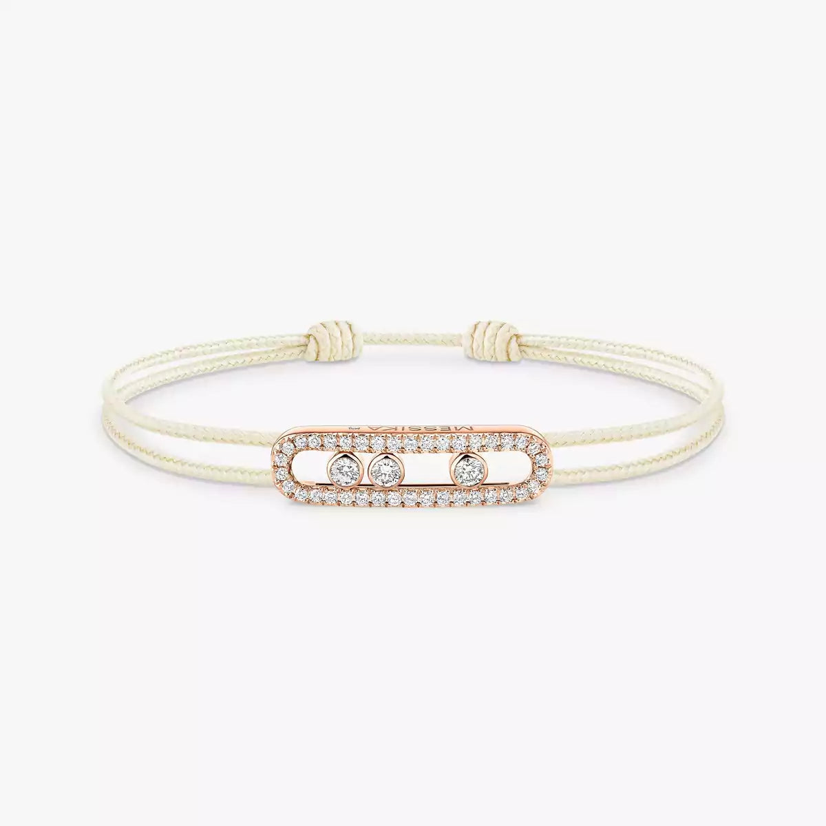 [✨Rose💎]MK Care(s) pink cord pave bracelet