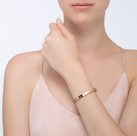 [Rose Jewelry ]LOVE BRACELET 6.1MM 4 DIAMONDS