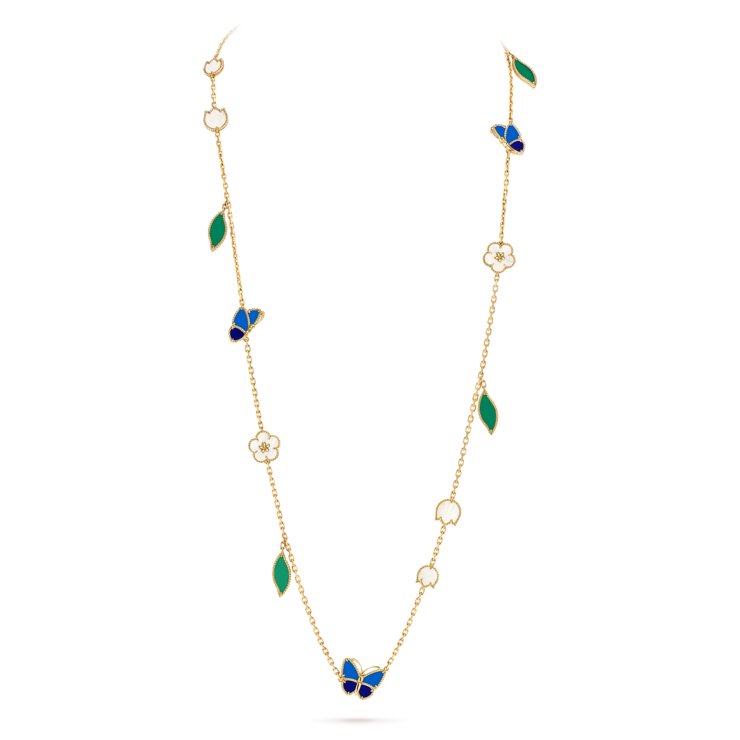 [Rose Tomorrow】26 NEW CLOVER 15 MOTIFS LUCKY NECKLACE