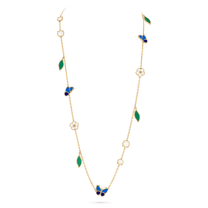 [Rose Tomorrow】26 NEW CLOVER 15 MOTIFS LUCKY NECKLACE