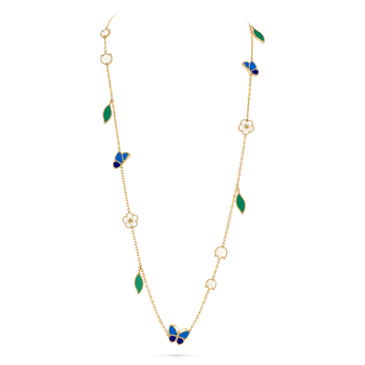 [Rose Tomorrow】26 NEW CLOVER 15 MOTIFS LUCKY NECKLACE