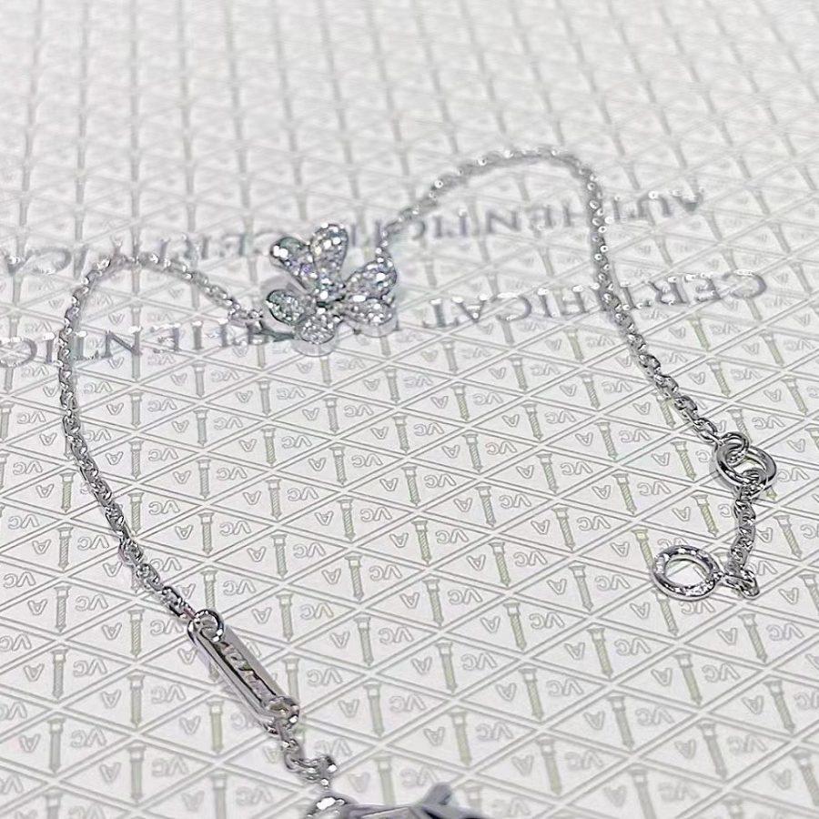 [Rose Tomorrow]FRIVOLE SILVER FLOWER DIAMOND BRACELET