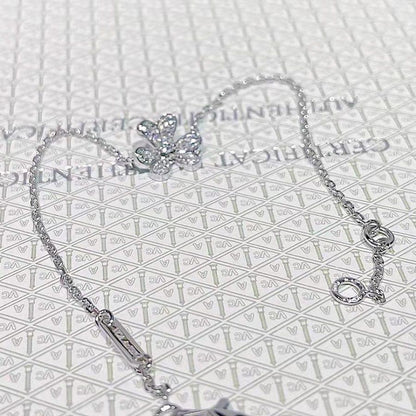 [Rose Tomorrow]FRIVOLE SILVER FLOWER DIAMOND BRACELET