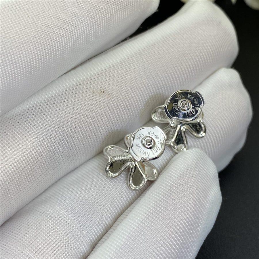 [💎ROSE💎]FRIVOLE MINI SILVER FLOWER EARRINGS