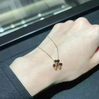 [💎ROSE💎]FRIVOLE GOLD FLOWER NECKLACE