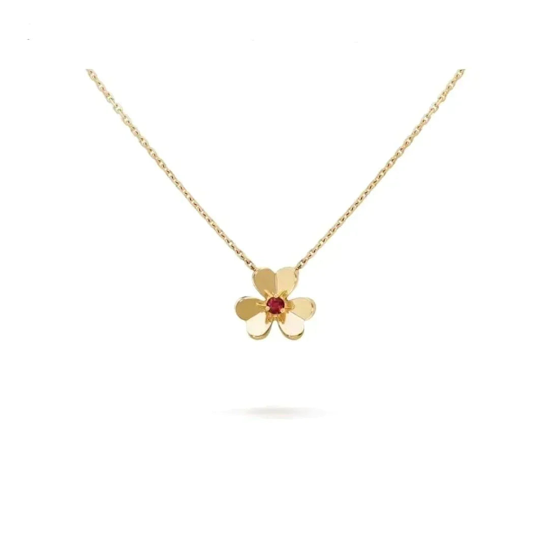 [💎ROSE💎]FRIVOLE GOLD FLOWER NECKLACE