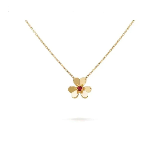 [💎ROSE💎]FRIVOLE GOLD FLOWER NECKLACE
