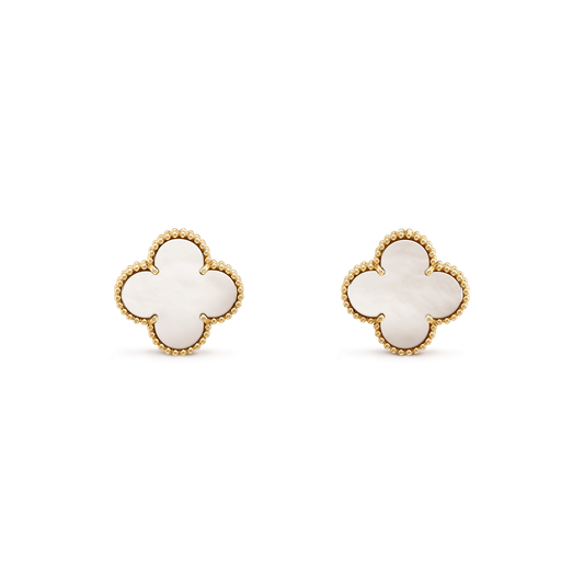 [💎ROSE💎]CLOVER MINI GOLD EARRINGS