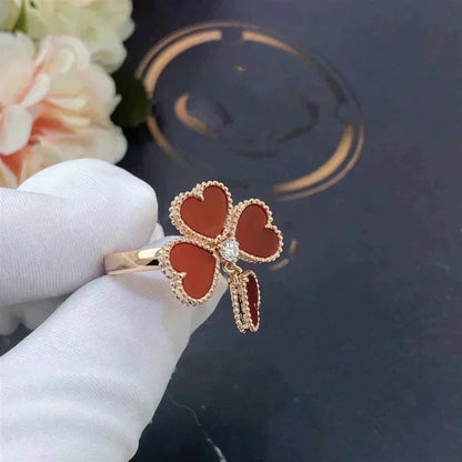 [Rose Jewelry]SWEET CLOVER CARNELIAN RING