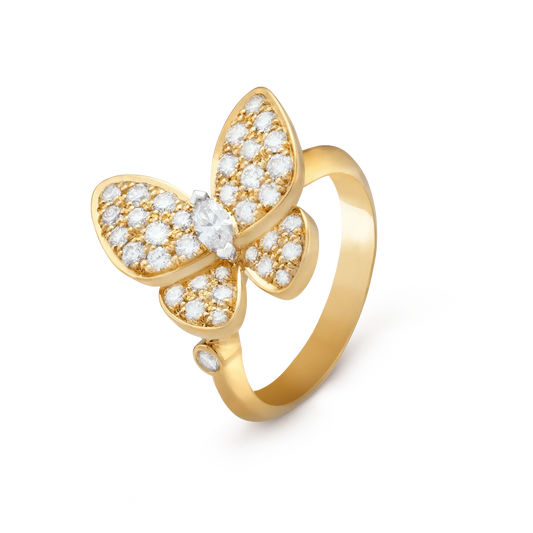 [Rose Jewelry]BUTTERFLY DIAMOND RING