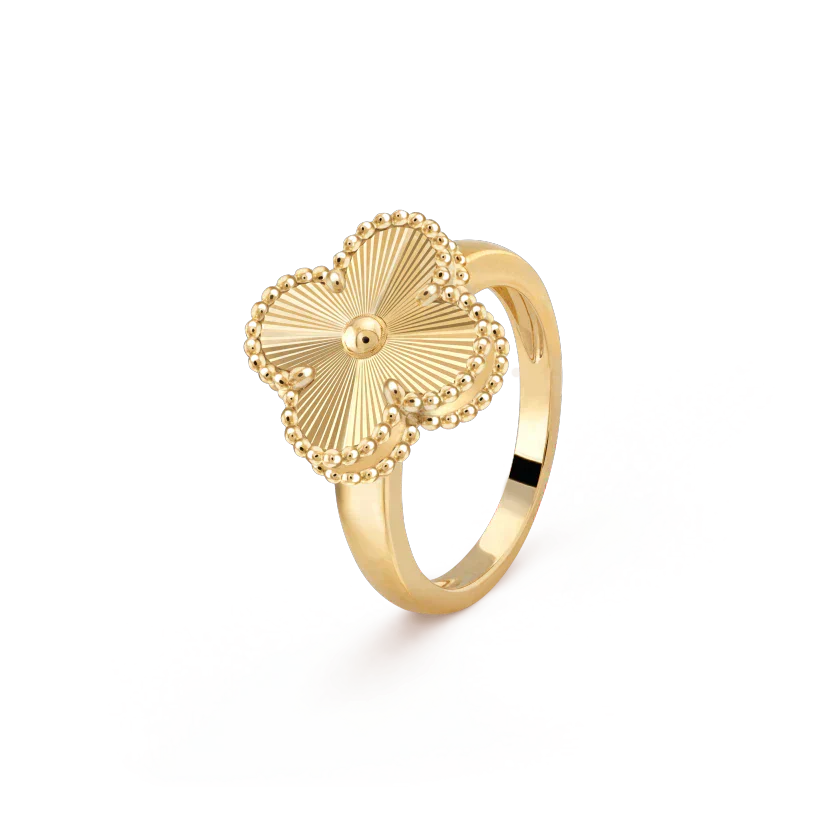 [💎ROSE💎]CLOVER GOLD RING