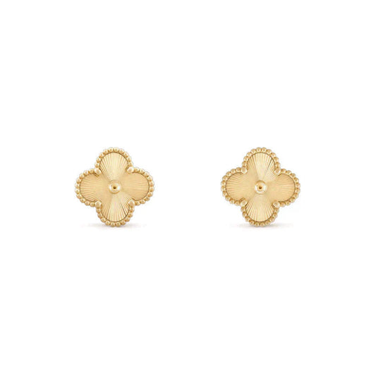[Rose Jewelry]CLOVER MEDIUM 1 MOTIFS LASER EARRINGS